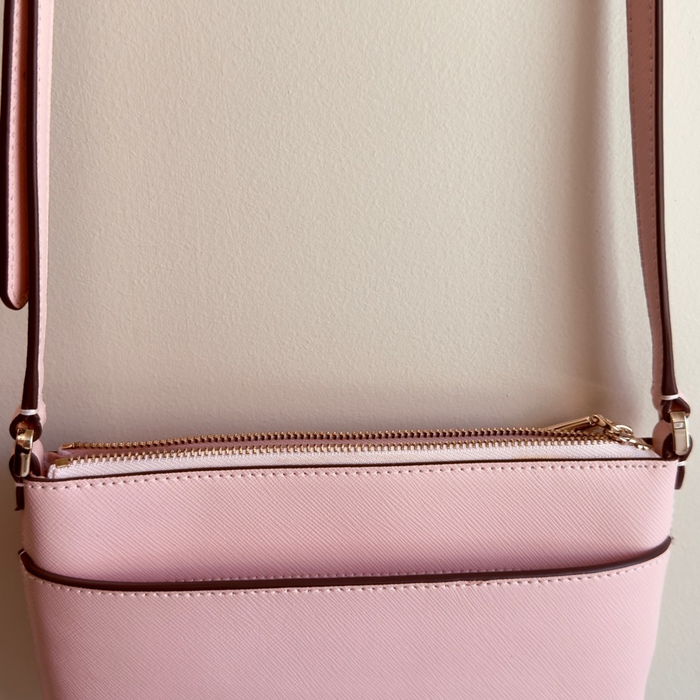 NWOT, Kate Spade Pink Crossbody Bag with thin wallet/card holder - Picture 5 of 9